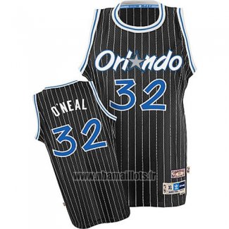 Maillot Orlando Magic Shaquille O'neal No 32 Retro Noir