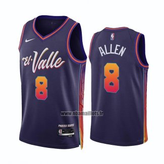 Maillot Phoenix Suns Grayson Allen NO 8 Ville 2023-24 Volet