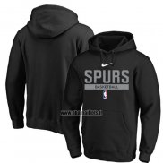 Veste a Capuche San Antonio Spurs Practice Performance 2022-23 Noir