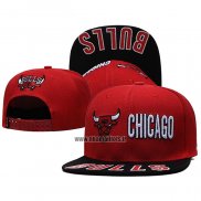 Casquette Chicago Bulls Noir Rouge6