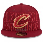 Casquette Cleveland Cavaliers 2023 NBA Draft 9FIFTY Rouge