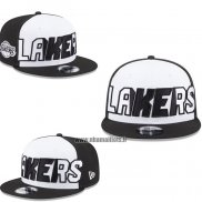 Casquette Los Angeles Lakers 9FIFTY Snapback Blanc Noir