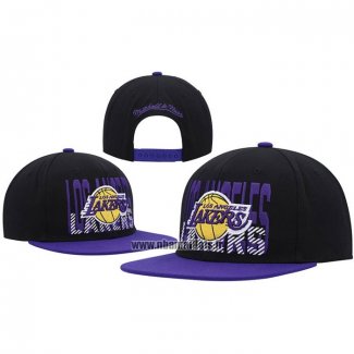 Casquette Los Angeles Lakers Soul Cross Volet Noir