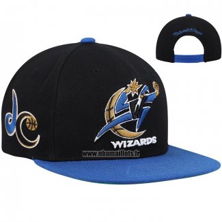 Casquette Washington Wizards Mitchell & Ness Noir Bleu