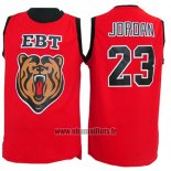 Maillot EBT Michael Jordan No 23 Rouge