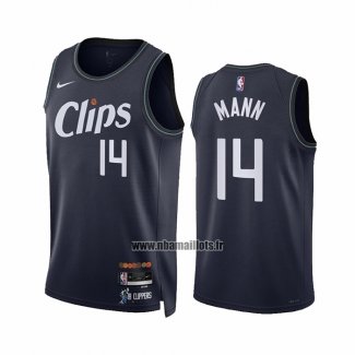 Maillot Los Angeles Clippers Terance Mann NO 14 Ville 2023-24 Bleu