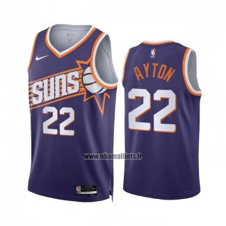 Maillot Phoenix Suns Deandre Ayton NO 22 Icon 2023-24 Volet