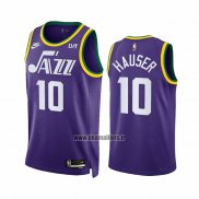 Maillot Utah Jazz Joey Hauser NO 10 Classic 2023-24 Volet