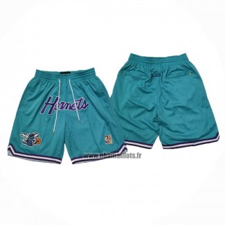 Short Charlotte Hornets Retro Just Don Vert