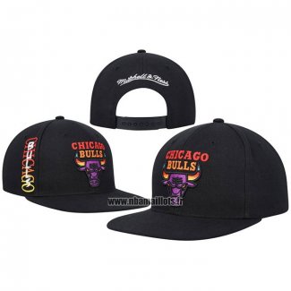 Casquette Chicago Bulls Soul High-grade Fade Undervisor Snapback Noir