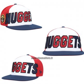 Casquette Denver Nuggets 9FIFTY Snapback Blanc Bleu