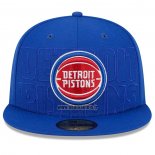 Casquette Detroit Pistons 2023 Dtaft 9FIFTY Bleu