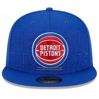 Casquette Detroit Pistons 2023 Dtaft 9FIFTY Bleu