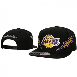 Casquette Los Angeles Lakers Lightning Mitchell & Ness Noir