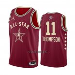 Maillot All Star 2024 Golden State Warriors Klay Thompson NO 11 Rouge