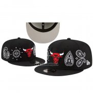 Casquette Chicago Bulls Paisley 9FIFTY Noir