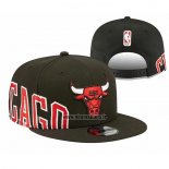 Casquette Chicago Bulls Side Split 9FIFTY Noir