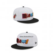 Casquette Miami Heat Ville Edition 2022 Blanc Noir