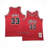 Maillot Enfant Chicago Bulls Scottie Pippen NO 33 Mitchell & Ness 1997-98 Rouge