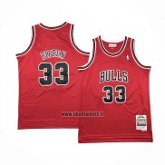 Maillot Enfant Chicago Bulls Scottie Pippen NO 33 Mitchell & Ness 1997-98 Rouge