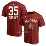 Maillot Manche Courte All Star 2024 Kevin Durant Rouge