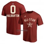 Maillot Manche Courte All Star 2024 Tyrese Haliburton Rouge