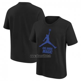 Maillot Manche Courte Orlando Magic Essential Jumpman Noir