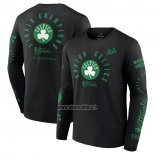 Maillot Manches Longues Boston Celtics 2024 NBA Finals Champions Drive To The Hoop Noir