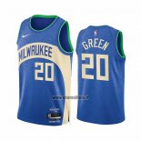 Maillot Milwaukee Bucks A.J. Green NO 20 Ville 2023-24 Bleu