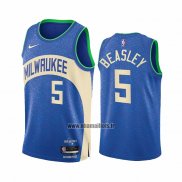 Maillot Milwaukee Bucks Malik Beasley NO 5 Ville 2023-24 Bleu