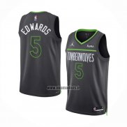 Maillot Minnesota Timberwolves Anthony Edwards NO 5 Statement 2022-23 Noir