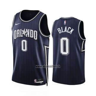 Maillot Orlando Magic Anthony Black NO 0 Ville 2023-24 Bleu