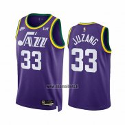 Maillot Utah Jazz Johnny Juzang NO 33 Classic 2023-24 Volet