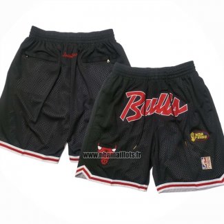 Short Chicago Bulls Hardwood Classics Just Don Noir