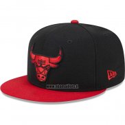 Casquette Chicago Bulls 9FIFTY Adjustable Snapback Noir Rouge