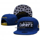 Casquette Los Angeles Lakers Mitchell & Ness Sta3 Wool Snapback Bleu