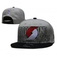 Casquette Portland Trail Blazers 2023 NBA Draft 9FIFTY Snapback Gris Noir