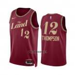 Maillot Cleveland Cavaliers Tristan Thompson NO 12 Ville 2023-24 Rouge