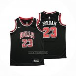 Maillot Enfant Chicago Bulls Michael Jordan NO 23 Noir5