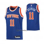 Maillot Enfant New York Knicks Jalen Brunson NO 11 Icon 2022-23 Bleu