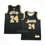 Maillot Los Angeles Lakers Kobe Bryant NO 24 Select Series Or Noir