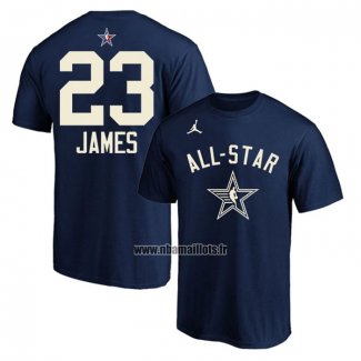 Maillot Manche Courte All Star 2024 LeBron James Bleu