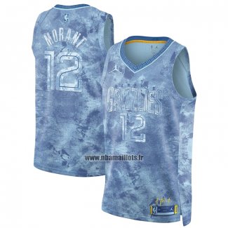 Maillot Memphis Grizzlies Ja Morant NO 12 Select Series 2023 Bleu