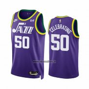 Maillot Utah Jazz Celebrating NO 50 Classic 2023-24 Volet