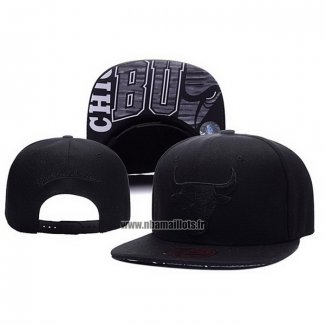 Casquette Chicago Bulls Adjustable Noir