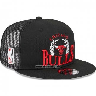 Casquette Chicago Bulls Blod Laurels 9FIFTY Noir