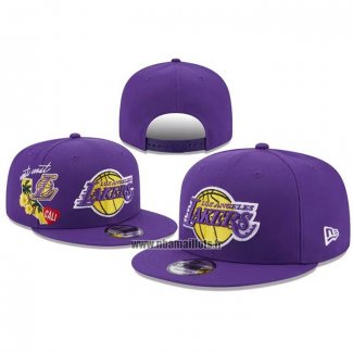 Casquette Los Angeles Lakers Icon 9FIFTY Snapback Volet