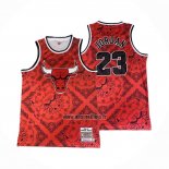 Maillot Chicago Bulls Michael Jordan NO 23 Mitchell & Ness 1996-97 Rouge2