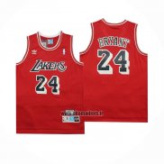 Maillot Los Angeles Lakers Kobe Bryant NO 24 Retro Rouge