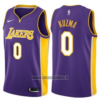 Maillot Los Angeles Lakers Kyle Kuzma No 0 Statement 2018 Volet